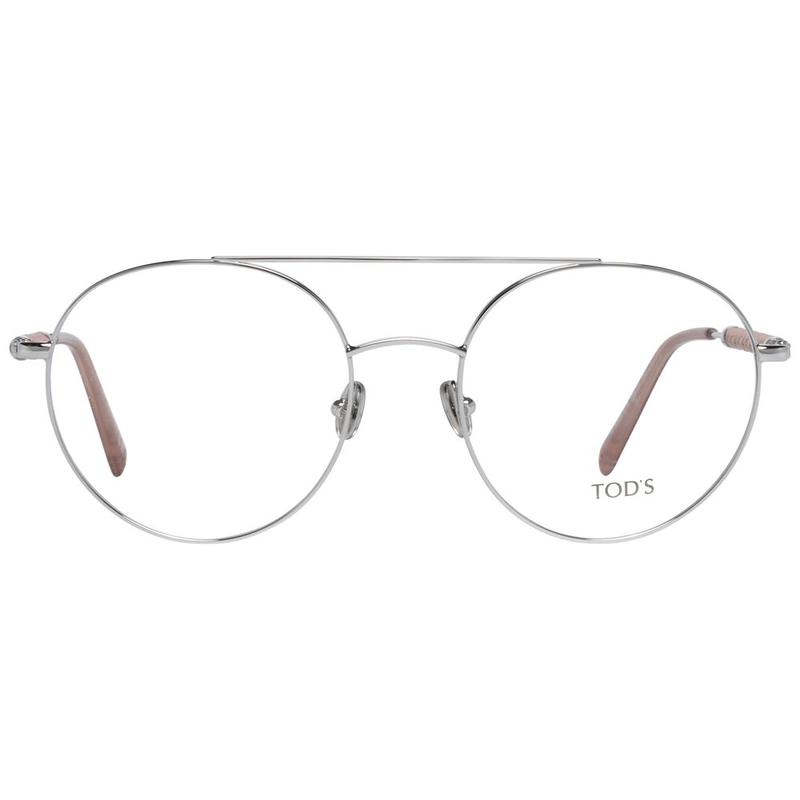 Silver metal & leather glasses (frames)-null