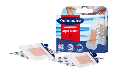 Salvequick aqua block 16s, plasters, , medium
