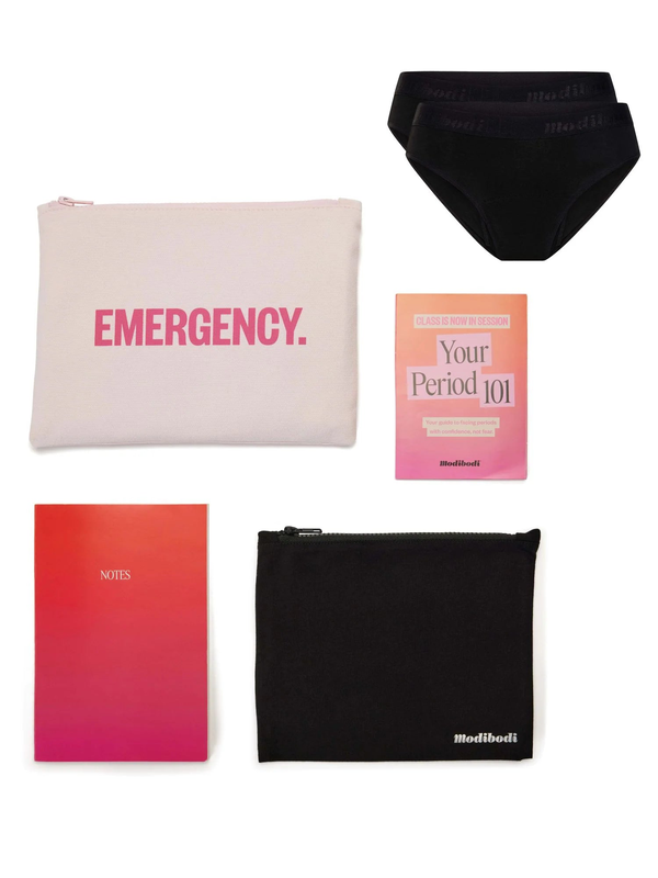 Teen underwear period kit with 2 pack hipster bikini-null