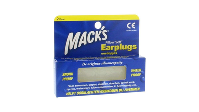 Macks earplugs pillowsoft silicone 2 pairs, , medium