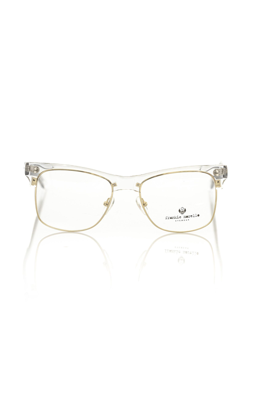 Gold metallic fiber men frame-null