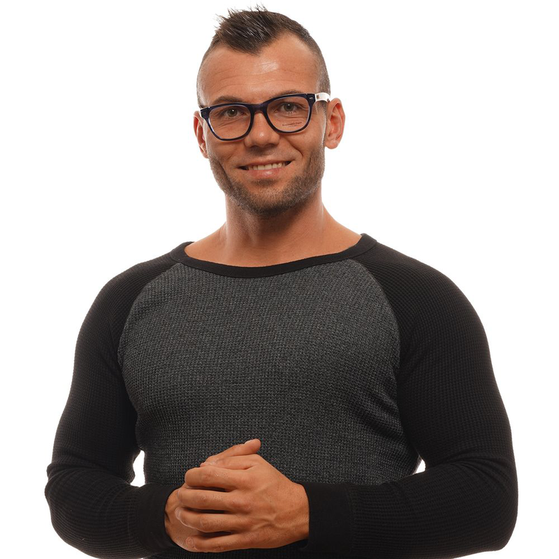 Blue plastic glasses (frames)-null