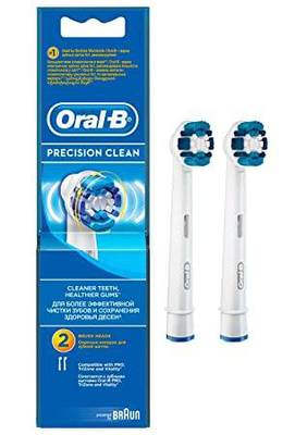 Oral b precision clean replacament brush heads 2 pieces