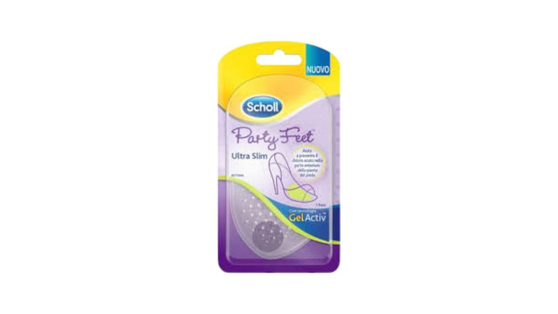 Scholl party feet ultra slim gel, cushion, 1pair, , medium-null