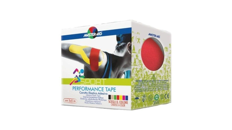 Master aid performance tape red, , medium-null