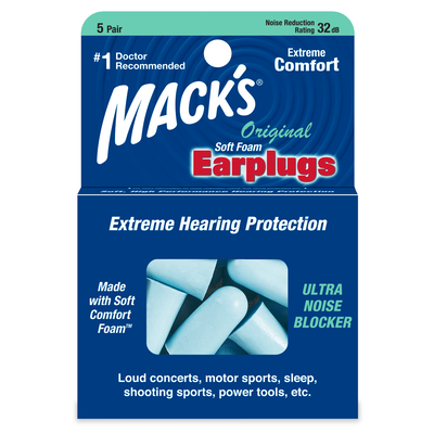 Mack's original soft foam earplugs 5 pairs, , medium