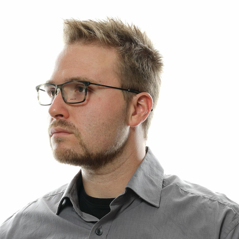 Gray metal & plastic glasses (frames)-null