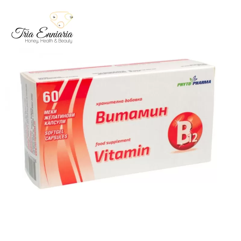 Vitamin b12, phytopharma, 60 capsules, , medium-null