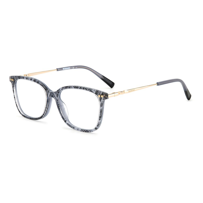 Black and white acetate glasses (frames)-null