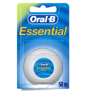 Oral b essential waxed, floss, 50m, , medium
