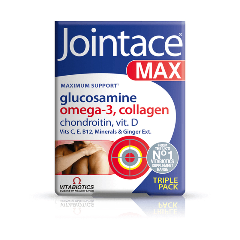 Vitabiotics jointace max collagen, glucosamine & chondroitin 56 &tau;&alpha;&mu;&pi;&lambda;έ&tau;&epsilon;&sigmaf;, , medium-null