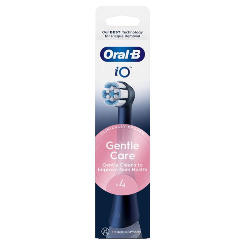 Oral-b io Gentle care &alpha;&nu;&tau;&alpha;&lambda;&lambda;&alpha;&kappa;&tau;&iota;&kappa;&epsilon;&sigmaf; &kappa;&epsilon;&phi;&alpha;&lambda;&epsilon;&sigmaf; 4&tau;&mu;&chi; - &mu;&alpha;&upsilon;&rho;&omicron;, , medium-null