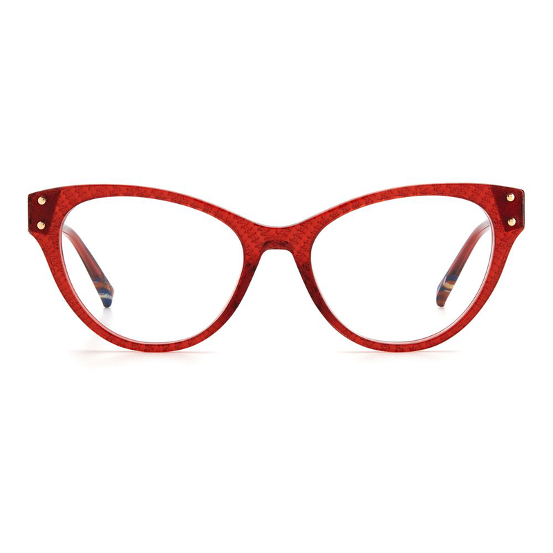 Burgundy acetate glasses (frames)-null