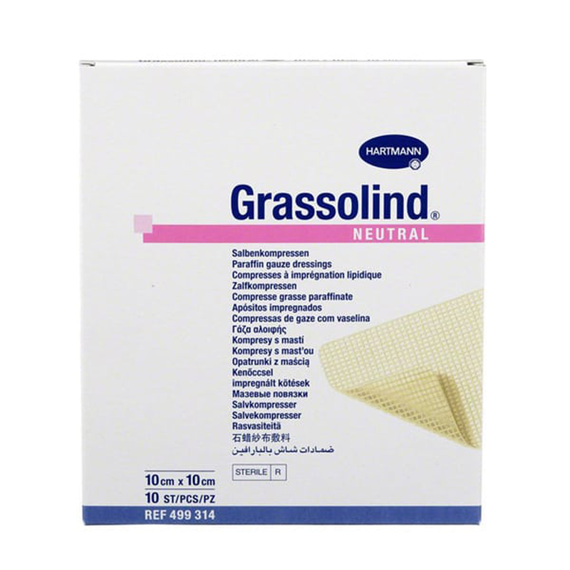 Grassolind parafin dressing 10x10cm, , medium-null