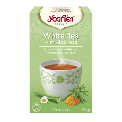 Yogi tea - white tea with aloe vera, 17 bags, , medium