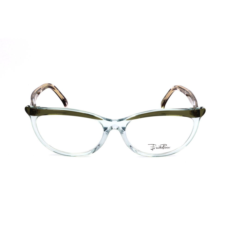 Green plastic glasses (frames)-null