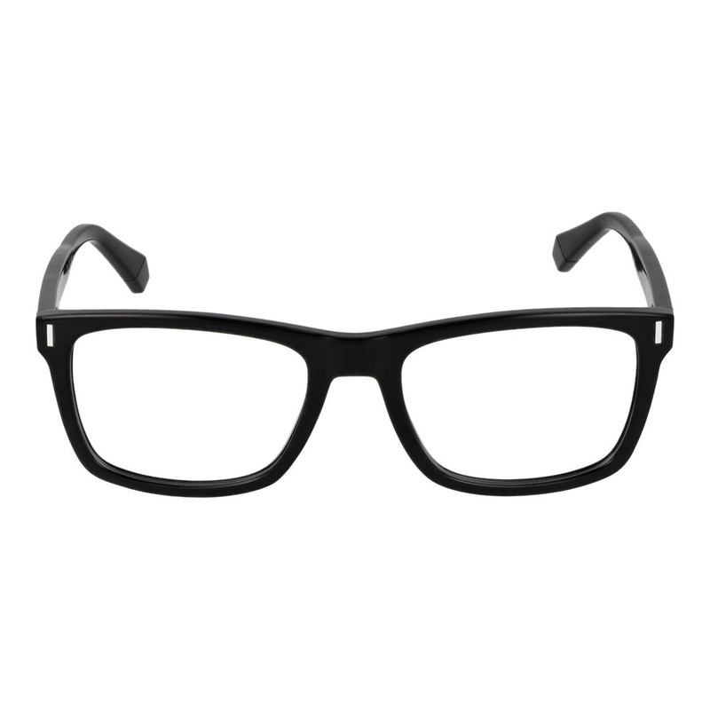 Black polyester glasses (frames)-null