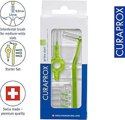 Curaprox interdental brushes prime start 011 green, , medium