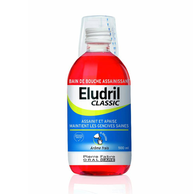 Eludril classic mouthwash 500ml, , medium