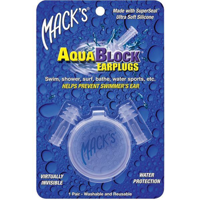 Macks earplugs aqua block 1pair, , medium