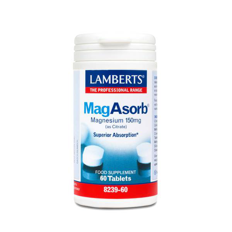 Lamberts magasorb 150mg (as citrate) x 60 tablets, , medium-null