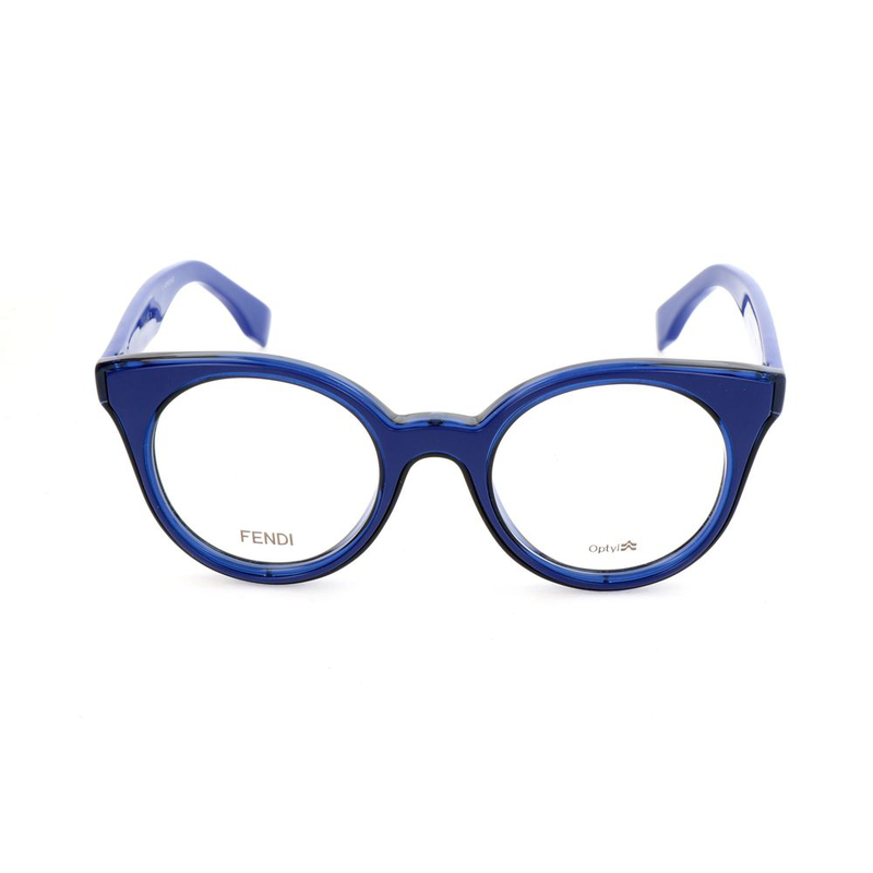 Blue resin glasses (frames)-null
