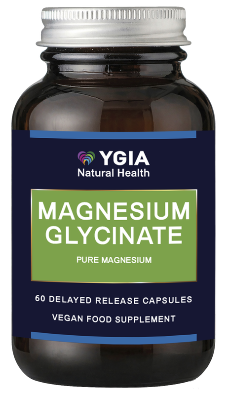 Ygia magnesium glycinate 60 capsules, , medium-null