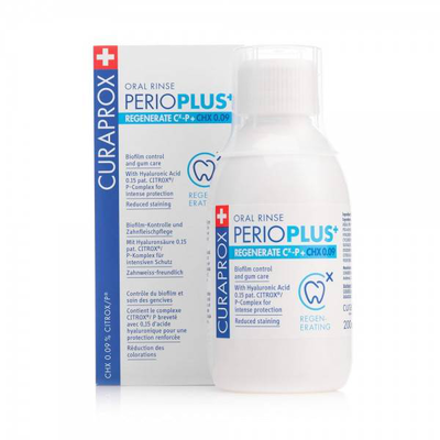 Curaprox perioplus+ regenerate chx 0.09 mouthwash 200ml
