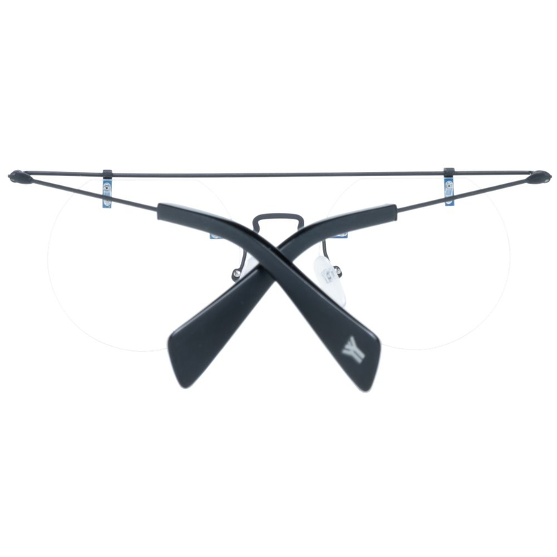 Black metal glasses (frames)-null