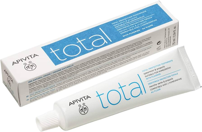 Apivita natural dental care total protection toothpaste x 75ml