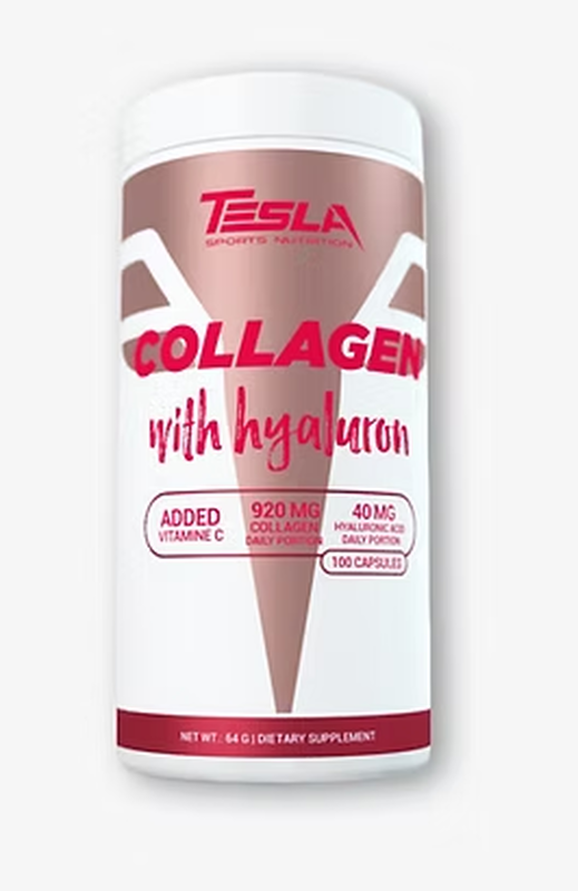 Tesla Collagen with hyaluron - 100 capsules, , medium-null