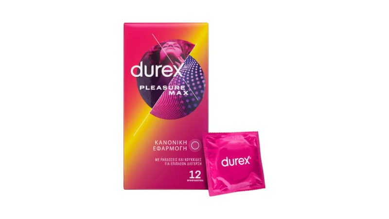 Durex condoms pleasure max x12pcs, , medium-null