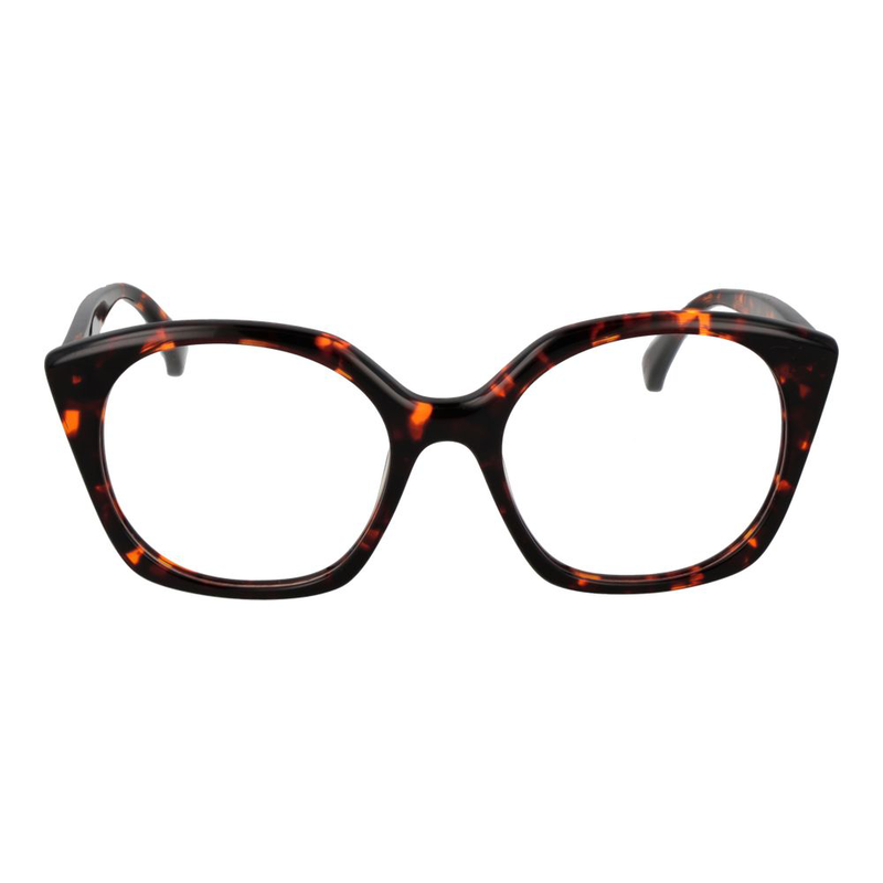 Brown plastic glasses (frames)-null