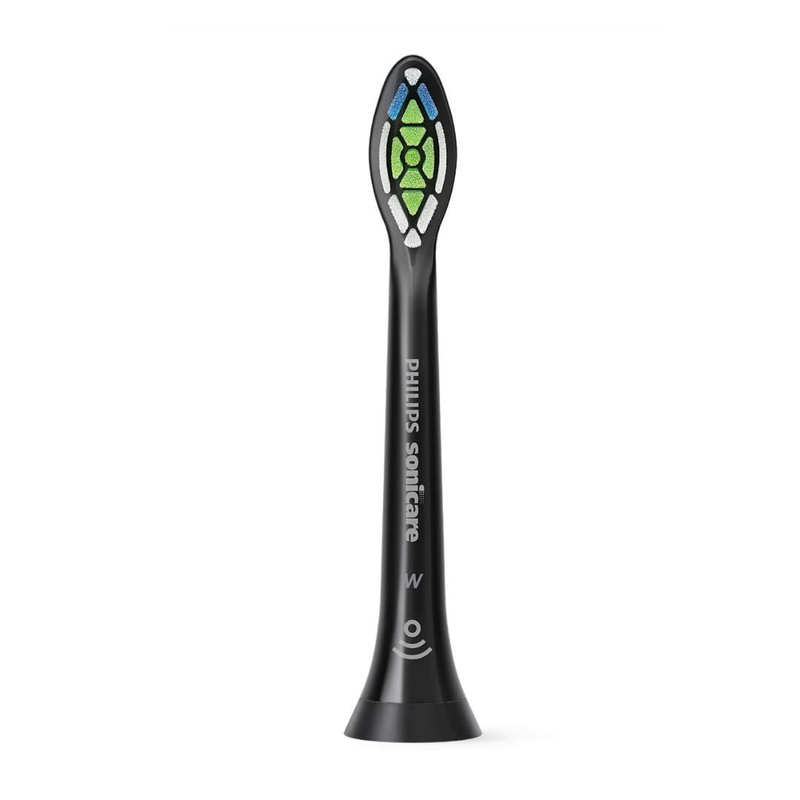 Product image: Philips sonicare w2 optimal white κεφαλές οδοντόβουρτσας 2 τεμάχια για λευκότερο χαμόγελο & προηγμένο καθαρισμό μαύρο hx6062/13, , medium-null