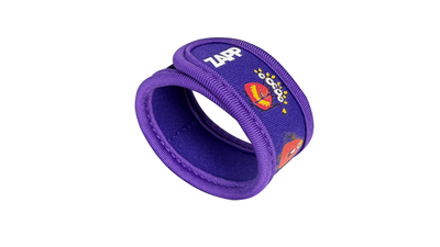 Zapp anti-mosquito wristband purple monsters kids, , medium