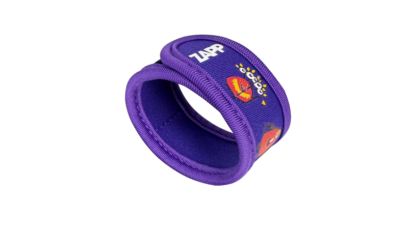 Zapp anti-mosquito wristband purple monsters kids, , medium-null