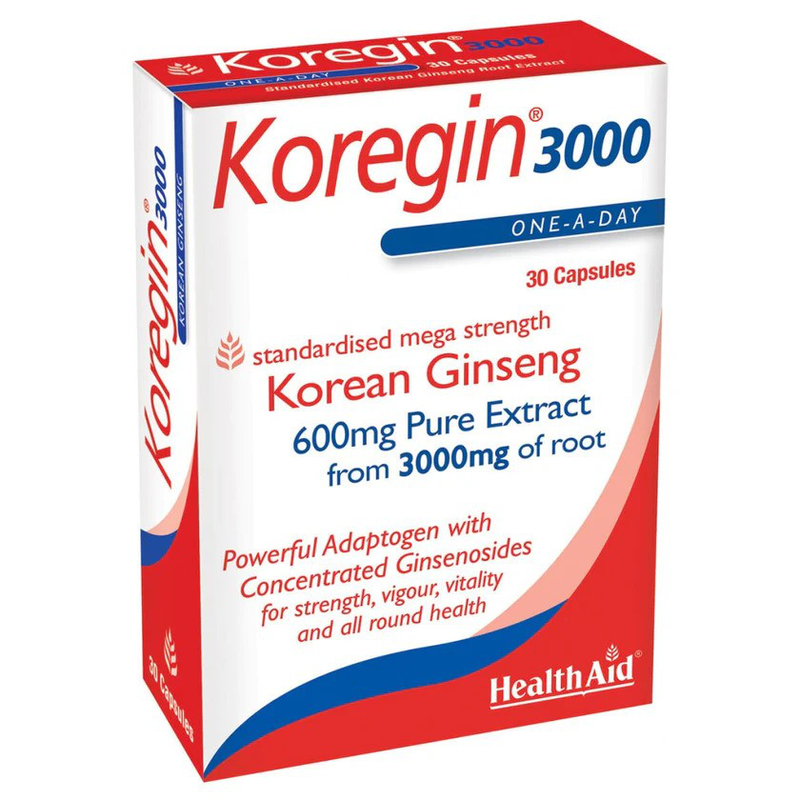 Product image: Health aid koregin 3000 x 30 capsules - boosts your physical energy, , medium-null