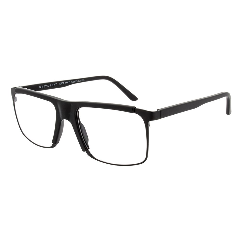 Black metal glasses (frames)-null