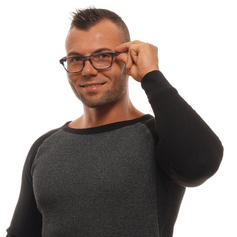 Gray plastic glasses (frames)-null