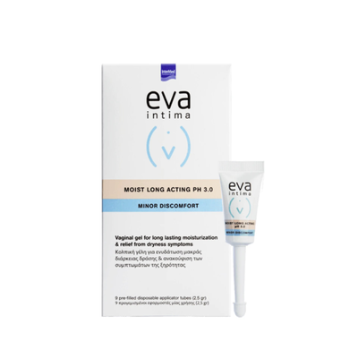 Eva intima moist long acting gel ph 3.0 - 9 x 2.5gr, , medium
