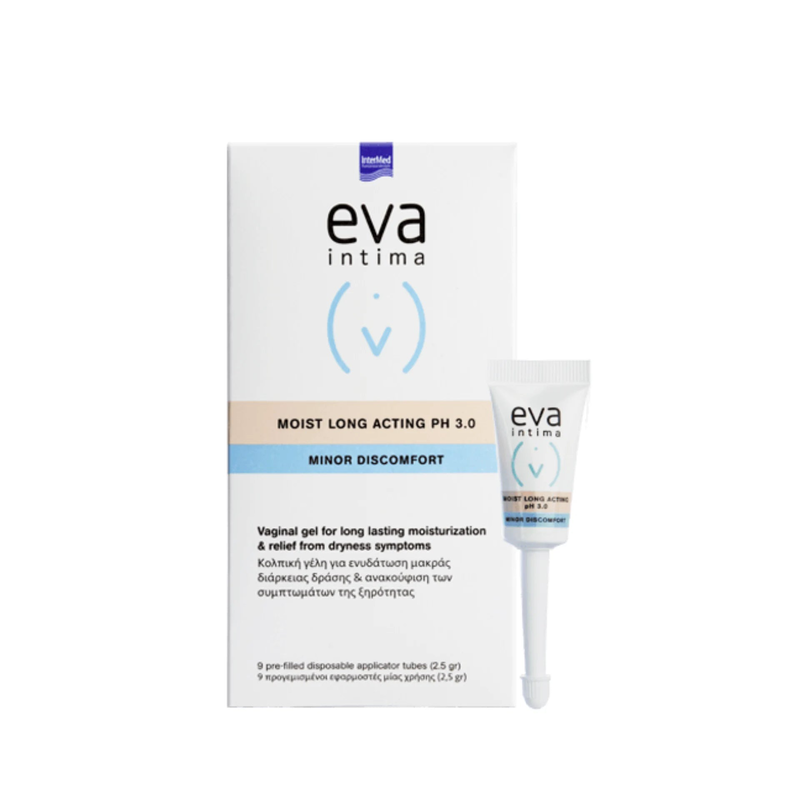 Eva intima moist long acting gel ph 3.0 - 9 x 2.5gr, , medium-null