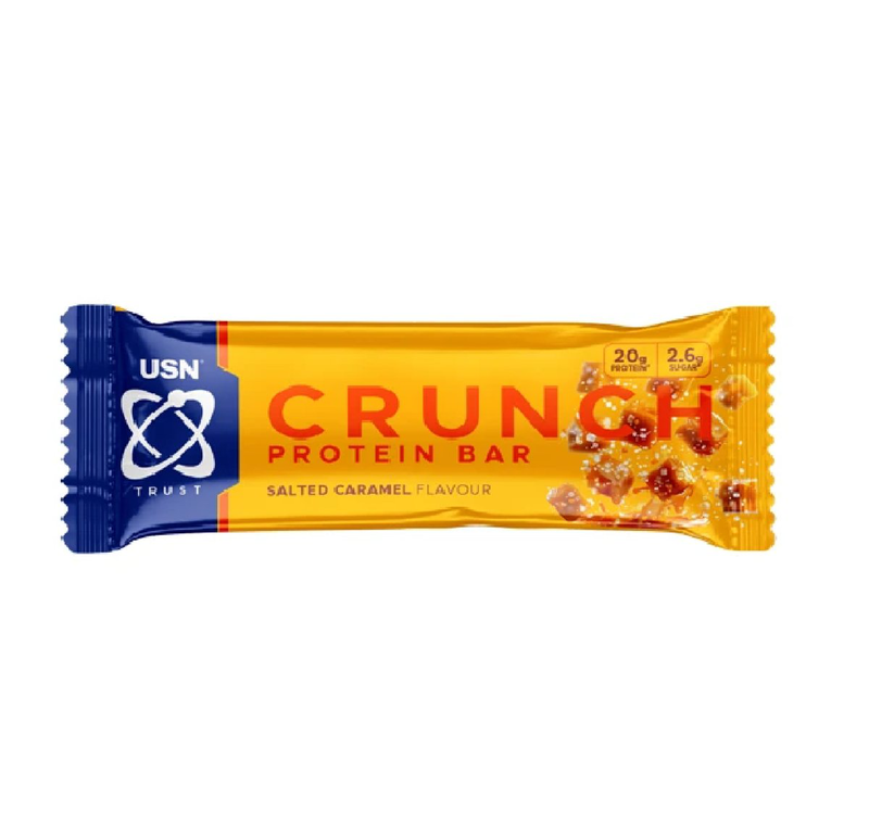 Usn trust crunch salted caramel protein bar 60g, , medium-null