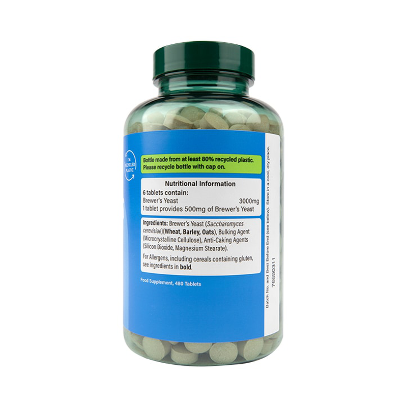Holland & barrett debittered brewer's yeast 3000mg 480 tablets-null