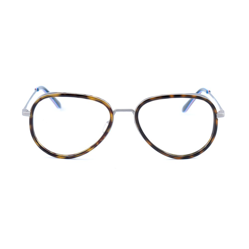 Gray stainless steel glasses (frames)-null
