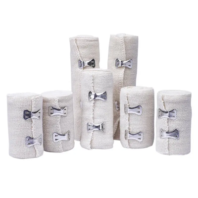 Elastic crepe bandage with clips - 7.5cm x 4.5m, , medium