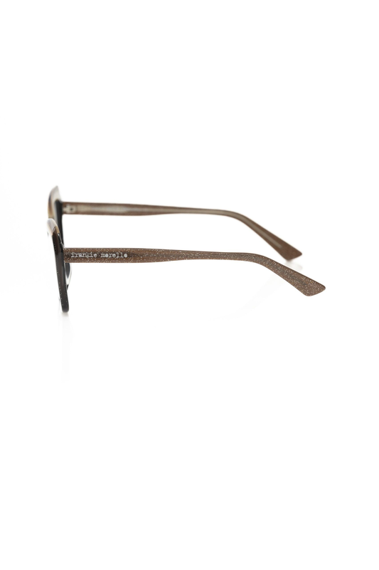 Black acetate women's eyeglass frame-null