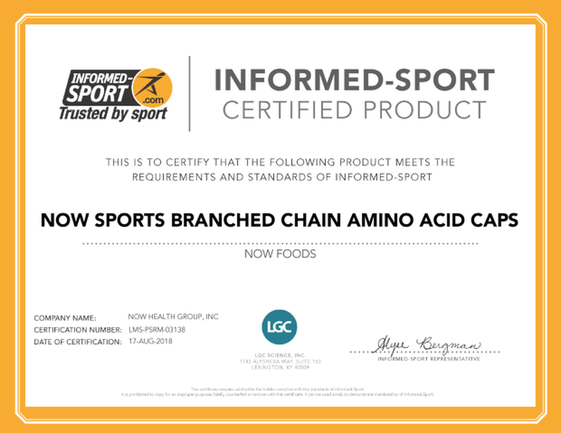 Now sports - branched chain amino acids x 120 veg capsules, , medium image number null