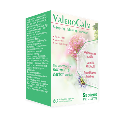 Sapiens valerocalm, sleeping relaxing capsules 60s, , medium