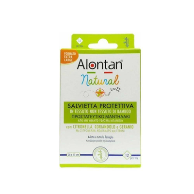 Alontan repellent wipes 12pc, ., , medium