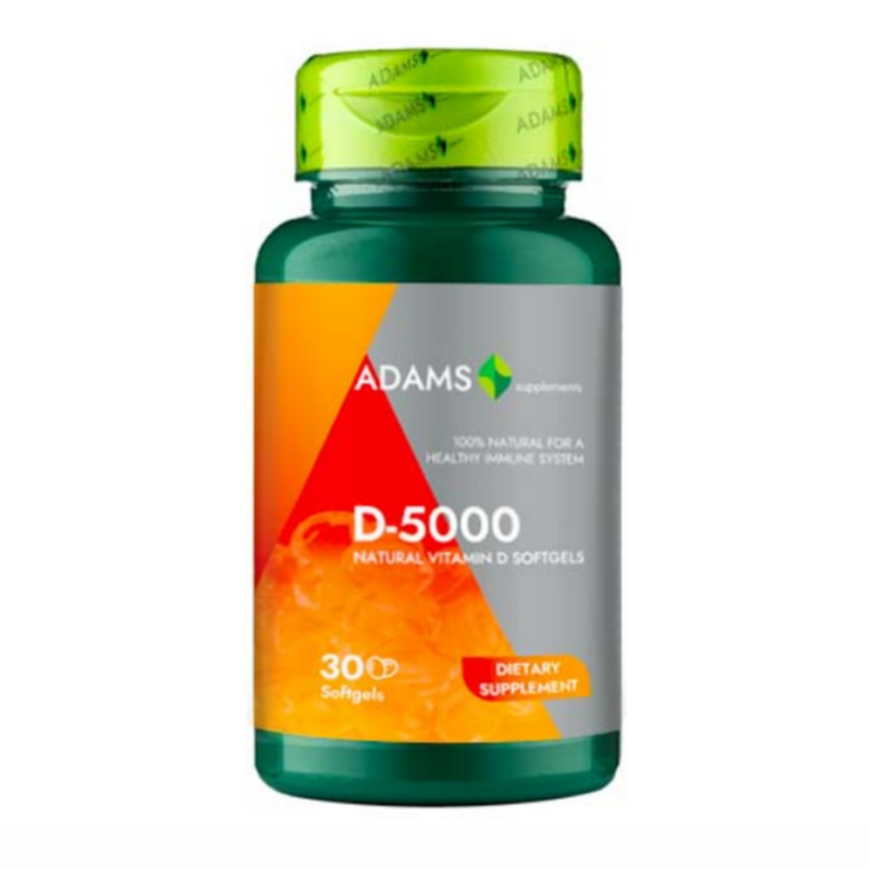 Product image: Adams supplements, vitamin d-5000, 30 softgels, , medium-null